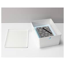 Ikea skubb box storage, white , 6 pcs organizer cloth boxes, decor brand new. Kuggis Box With Lid White Ikea