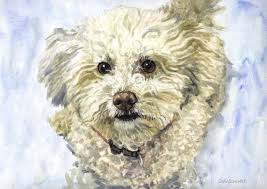 Sustom Dog Painting Dog Portrait Custom Watercolor Custom Pet Etsy Dog Portraits Dog Paintings Custom Pet Portraits