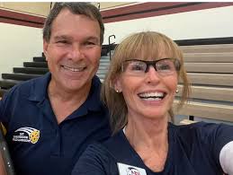 The Woodbridge Pickleball Club and teacher Windy Marr, our committee lead  in teaching the teachers clinic at Potomac Middle School. Woodbridge, VA.  Fun had by all. Great way to team build. Volunteers