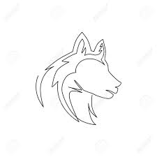 Check spelling or type a new query. One Continuous Line Drawing Of Simple Cute Siberian Husky Puppy Dog Head Icon Mammals Animal Logo Emblem Vector Concept Modern Single Line Draw Graphic Design Illustration Royalty Free Cliparts Vectors And Stock