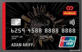 Why not get an ambank credit card? Ambank Credit Card V3