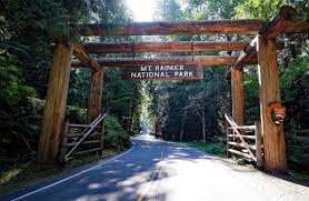 The parking lot in this area has minimal parking. Mt Rainier Tourist Attractions Three Bears Cabins