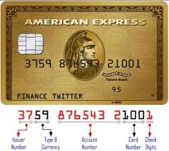 Each card number will hold a unique set of information. American Express Card Number Format