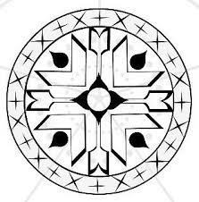 10 Strength Mandala Mandala Symbols Swords Drawing
