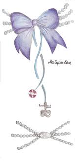 Pink bow with tribal design. Blue Pearly Bow Tattoo By Cupcake Lakai On Deviantart