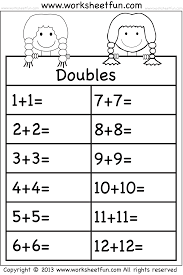 Addition Doubles 1 Worksheet Times Tables Worksheets 2 Times Table Worksheet 2 Times Table