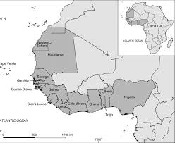 How spanish came to be spoken in equatorial guinea Map Of West Africa Showing The 14 Countries Under Study Download Scientific Diagram