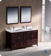 Maybe you would like to learn more about one of these? 60 Mahogany Traditional Double Bathroom Vanity With Top Sink Faucet And Linen Cabinet Option