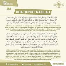 Doa Qunut Nazilah Fatwa Nu Mia Hijab