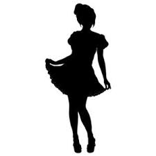 Black And White Silhouette Dress Clipart Uncategorized The Roaring Twenties Silhouette Clip Art Girl Silhouette Silhouette Art