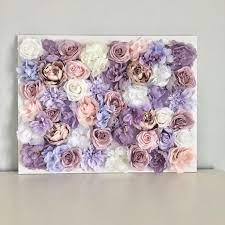 Lavender Flower Wall Dusty Lavender Nursery Mauve Nursery Etsy Lavender Nursery Flower Nursery Decor Flower Wall Decor