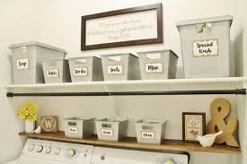 Our Laundry Room Makeover For Under 40 Woman By Design Laundry Room Decor Dollar Store Bins Laundry Room Makeover