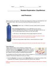 Equilibrium and pressure gizmo answer key libraryaccess10 pdf equilibrium and pressure gizmo answer key pdf may not make exciting reading, but equilibrium and pressure gizmo answer key is packed with valuable instructions, information and warnings. Pierra Flack Gizmo Equilibrium And Pressure Docx Name Date Student Exploration Equilibrium And Pressure Note To Teachers And Students This Gizmo Was Course Hero