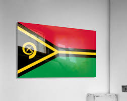Original, wavy, square, rounded, round, emoji. Vanuatu Flag Fun With Flags