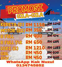 Nak cari info berkaitan harga lesen memandu kereta & motisikal yang terkini. Lesen Memandu Kemaman Dan Kuantan Posts Facebook