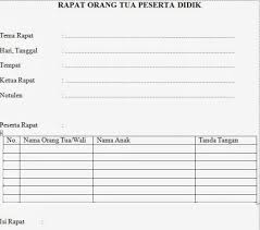 Sejauhmana peran kurikulum 2013 dalam mengimplementasikan pada. Buku Notulen Rapat Orang Tua Paud Pendidikan Anak