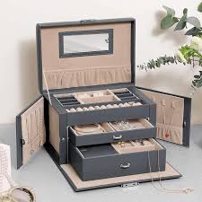 Women are dazzled by a gift of jewelry from a loved one. Jewelry Box Best Organizer Storage Case For Women Rank Style