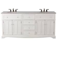 d double bath vanity in white and grey