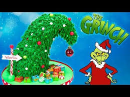 Grinch Christmas Tree Cake How The Grinch Stole Christmas Cake Youtube Christmas Tree Cake Grinch Cake Grinch Christmas Tree