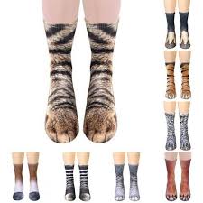 Don't worry, we do have fun socks picked out for cat dads! 1pair 3d Animals Print Socks Unisex Crew Long Socks Soft Casual Cute Cotton Socks Children Dog Horse Zebra Tiger Cat Animal Print Socks Paws Socks Unique Socks