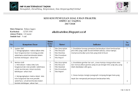 Check spelling or type a new query. Kisi Kisi Soal Ujian Praktik Bahasa Inggris Kelas Ix Jawabanku Id