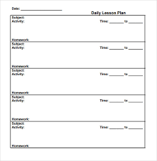 Here is another free lesson plan template as a pdf file. Free 14 Sample Printable Lesson Plan Templates In Pdf Ms Word Apple Pages