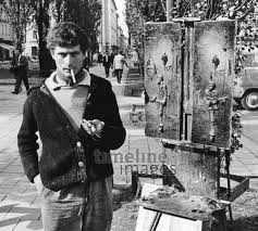 Kunstler Auf Der Leopoldstrasse 1964 Hubertus Hierl Timeline Images Black White Schwarz Weiss Fotografie Photography Historisch H Schwabing Munchen 60er