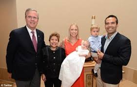 They have been married for 17.6 years. Jeb Bush Attends Grandson Jack S Christening And Shares A Family Photo Daily Mail Online