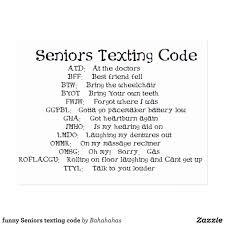 Funny Seniors Texting Code Postcard Zazzle Com In 2021 Funny Quotes Boyfriend Humor Mind Reading Tricks