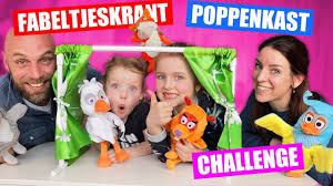 En die droom komt vandaag uit! De Fabeltjeskrant Poppenkast Challenge Met Onze Papa En Mama Dezoetezusjes Youtube