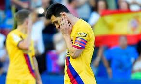 Barcelona allowed only 33 goals in laliga this season. Levante 3 1 Barcelona Lionel Messi And Barcelona Stunned After Three Quick Fire Goals Football Sport Express Co Uk