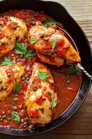 Chicken Breasts With Tomatoes And Capers Recipe Recipe Fresh Tomato Recipes Nyt Cooking Capers Recipe