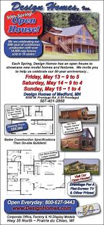 50th Spring Open House Design Homes Inc Medford Mn