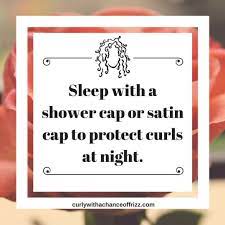 Second Hair Day Fix Recipe Wavy Curly Hair Shower Cap Hair Day