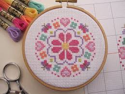 @ 18.0 stitch/in simple and easy to follow coloured grid pattern. Cross Stitch Pattern By Pdf Download Flower Circle Etsy In 2021 Cross Stitch Patterns Flowers Cross Stitch Designs Dmc Cross Stitch