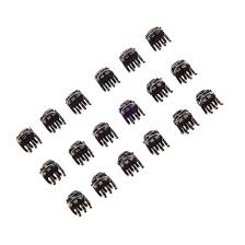 Revlon essentials rubberized double grip hair clips 6 count. Classic Mini Hair Claws Black 18 Pack Claire S