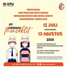 Daftar pemilih yang digunakan pada saat pelaksanaan pemilihan umum. Pemutakhiran Data Pemilih Pilkada 2020 Website Karangasem