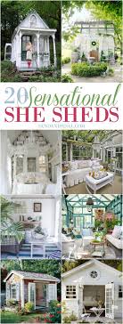 20 Sensational She Shed Ideas Sand And Sisal Building A Shed She Sheds Backyard Sheds