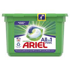 Die ariel vollwaschmittel 3in1 pods dienen dir zur pflege deiner weißen und bunten wäsche in einem temperaturbereich zwischen 20 und 95 grad celsius. Ariel All In 1 Pods Universalwaschmittel Tiefensauber Podden Ariel