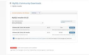 You can download the mysql community server from this location. Install Mysql Server And Mysql Workbench On Windows