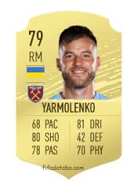 Please wait while your url is generating. Andriy Yarmolenko Fifa 20 Rating Card Price