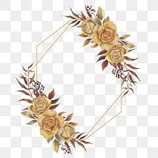 Free vector in ai, eps, cdr,.contoh surat undangan aqiqah berikut, dalam format ms. Gold Frame With Bouquet Of Roses And Watercolor Leaves For Wedding Card Decoration Or Greeting Bouquet Invitation Rose Png And Vector With Transparent Backgr Rose Gold Clips Floral Art Rose Gold
