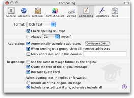 Apple Mail Preferences
