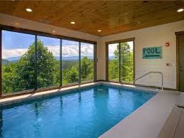 Aqua Dream In Retreat Private Indoor Pool Mountain Views Wi Fi Theater Room Easy Access Indoor Pool Cabin Rentals Vacation Rental