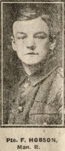 40592 Private Frederick HOBSON