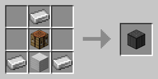 Crafting recipe for the gun modification table. Gun Customization Infinity Minecraft Mod