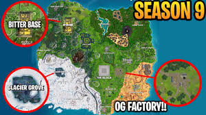 Once the game comes back online. New Season 9 Map Changes Leak Fortnite Season 9 First Look Youtube