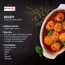 Resep Telur Balado Market City