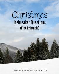 Christmas Icebreaker Questions Free Printable Women S Ministry Toolbox Ice Breaker Questions This Or That Questions Christmas Questions