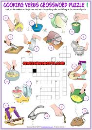 When you want to fry, steam, boil, sear and. Cooking Verbs Crossword Puzzle Esl Printable Worksheets Vocabulary Worksheets Crossword Puzzle Esl Vocabulary